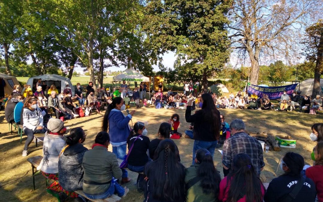 Rebelión y Rebeldía: Besuch der Zapatistas im Lobau-Protestcamp