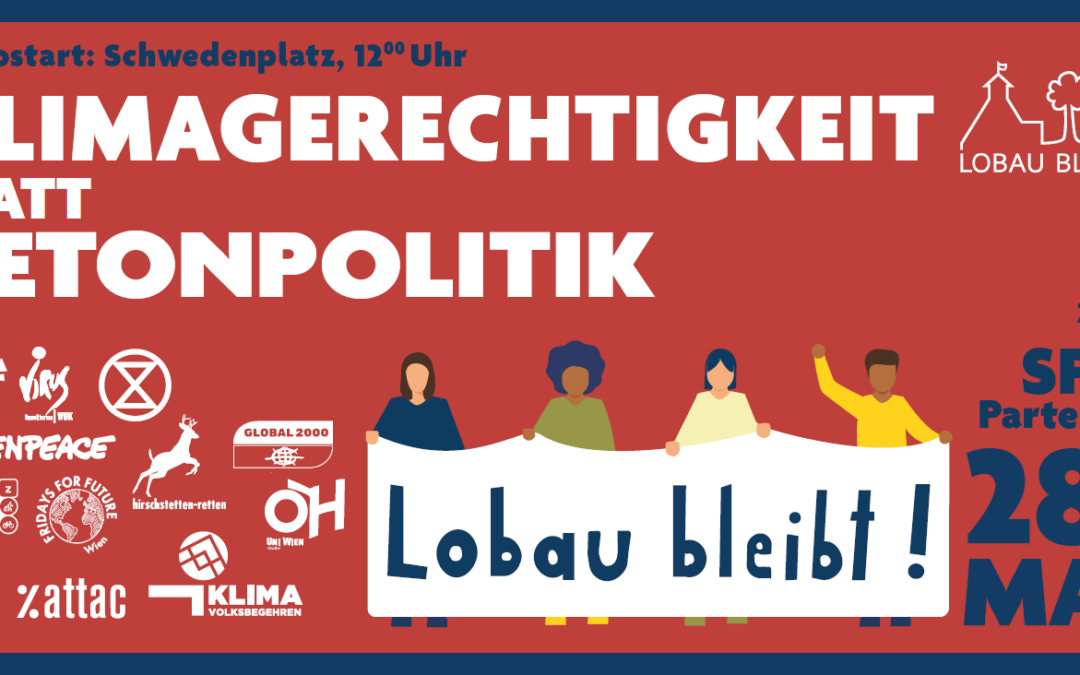 Großdemo zum SPÖ-Parteitag am 28. Mai 2022